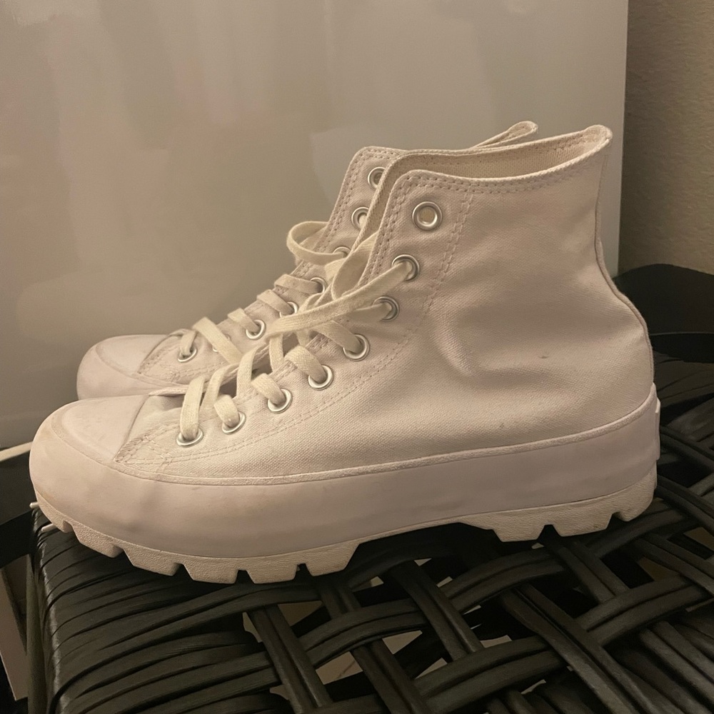 Chuck Taylor All Star Lugged High Tops (White)